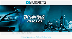 Desktop Screenshot of multirepuestos.cl