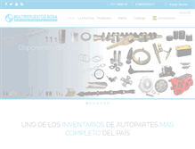 Tablet Screenshot of multirepuestos.com